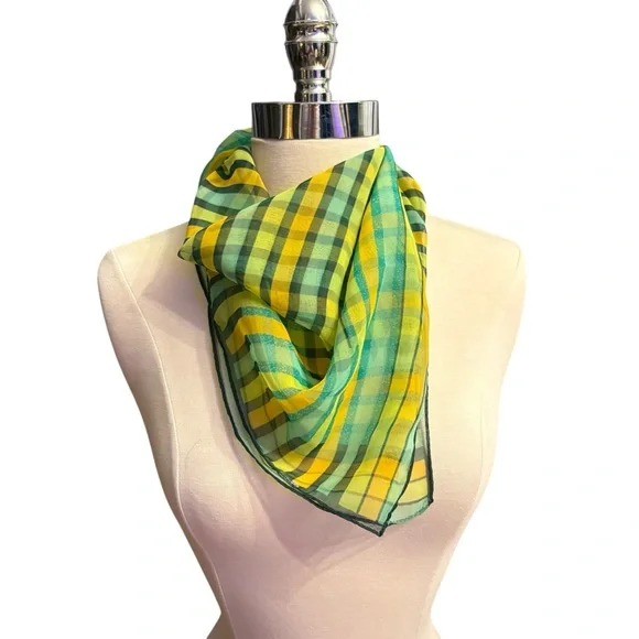 🔴5 for $40 SALE!
Vintage Multi Colored Square Polyester Scarf - Picture 1 of 11